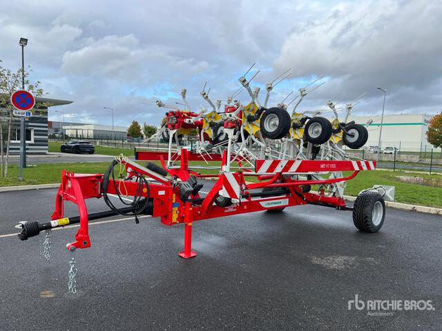 2022 Pottinger HIT HT 11100 10 m Semi-Mount 10 Rotor Faneus ... Hay Tedder - Tedder/ Rake: picture 2 2022 Pottinger HIT HT 11100 10 m Semi-Mount 10 Rotor Faneus ... Hay Tedder - Tedder/ Rake: picture 2
