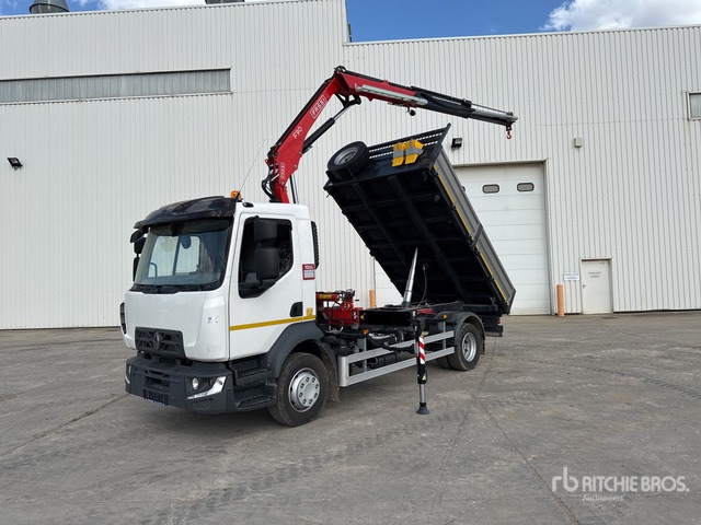 2024 Renault D210 2022 Fassi F90B 1.22E Dynamic 3 ... Dump Truck with Crane - Tipper, Crane truck: picture 3 2024 Renault D210 2022 Fassi F90B 1.22E Dynamic 3 ... Dump Truck with Crane - Tipper, Crane truck: picture 3