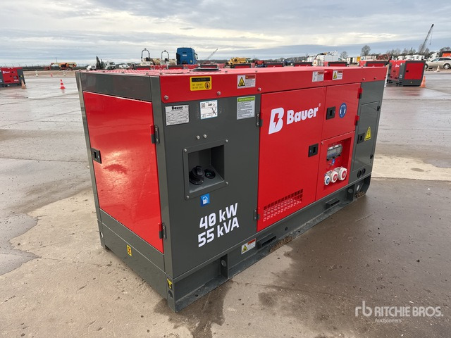 2025 Bauer Generatoren GFS40KW Skid-Mounted 40kW/50kVA (Unused) Generator Set - Generator set: picture 1 2025 Bauer Generatoren GFS40KW Skid-Mounted 40kW/50kVA (Unused) Generator Set - Generator set: picture 1