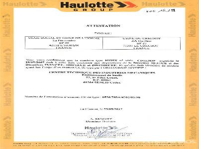 HAULOTTE H12SX Nacelle Ciseaux - Scissor lift: picture 1 HAULOTTE H12SX Nacelle Ciseaux - Scissor lift: picture 1