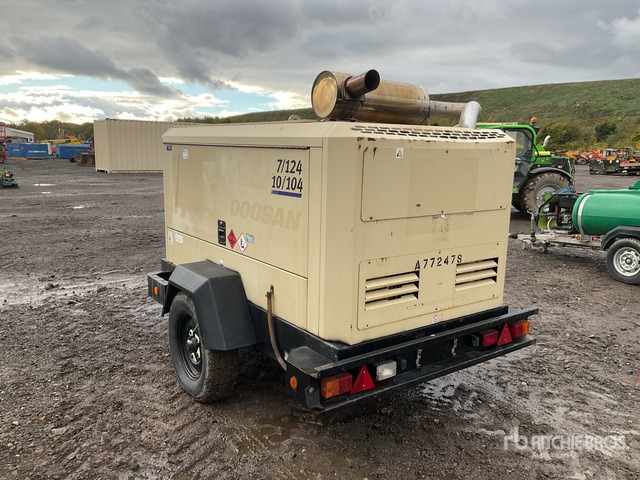 2017 Doosan 7/124-10/104 Mobile Air Compressor - Air compressor: picture 3 2017 Doosan 7/124-10/104 Mobile Air Compressor - Air compressor: picture 3