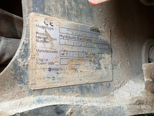 2022 Hitachi ZX26U-6 Mini Excavator: <6.6t - Mini excavator: picture 2 2022 Hitachi ZX26U-6 Mini Excavator: <6.6t - Mini excavator: picture 2