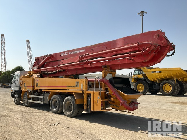 2002 Isuzu CXH50T 2003 Putzmeister M42 on 8x4 Twi ... Concrete Pump Truck - Concrete pump truck: picture 4 2002 Isuzu CXH50T 2003 Putzmeister M42 on 8x4 Twi ... Concrete Pump Truck - Concrete pump truck: picture 4