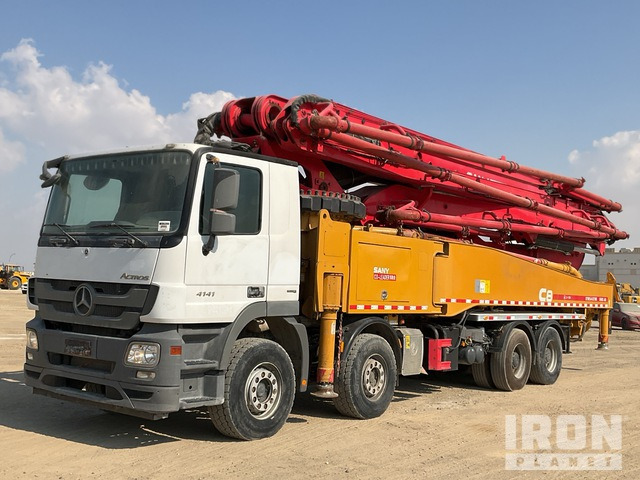2019 Mercedes-Benz Actros 4141 2019 Sany SYM5443THB 56 m on 8x ... Concrete Pump Truck - Concrete pump truck: picture 2 2019 Mercedes-Benz Actros 4141 2019 Sany SYM5443THB 56 m on 8x ... Concrete Pump Truck - Concrete pump truck: picture 2