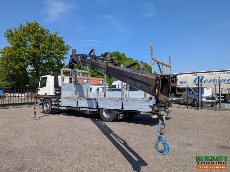 Dropside/ Flatbed truck, Crane truck DAF CF75.250 4x2 Dagcab Euro3 - Open laadbak 6.14m + Hiab XS144-E3+3H - RadioGrafisch - 315.000km - TOP!: picture 5