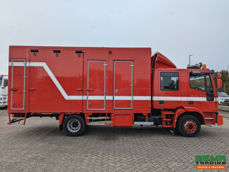 Horse truck Iveco Tector ML120E24D 4x2 Euro3 DubbelCabine - Paardenwagen 3-Paards - Kleedruimte - Hydraulische klep- TOP!: picture 13