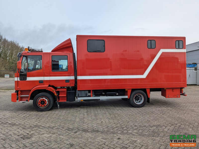 Horse truck Iveco Tector ML120E24D 4x2 Euro3 DubbelCabine - Paardenwagen 3-Paards - Kleedruimte - Hydraulische klep- TOP!: picture 14