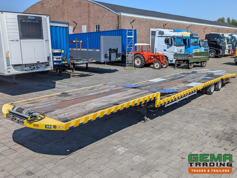 Low loader semi-trailer Jumbo T0120 DUE SemiDieplader - 2-Assen BPW  - Uitschuifbaar - Wielkuipen - Lier 2500KG - 80CM: picture 11
