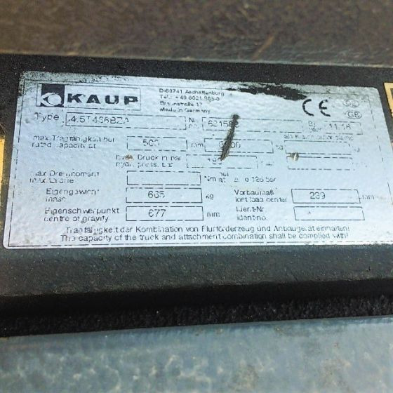 Kaup Fork positioner with separate sideshift - Attachment for Material handling equipment: picture 2 Kaup Fork positioner with separate sideshift - Attachment for Material handling equipment: picture 2