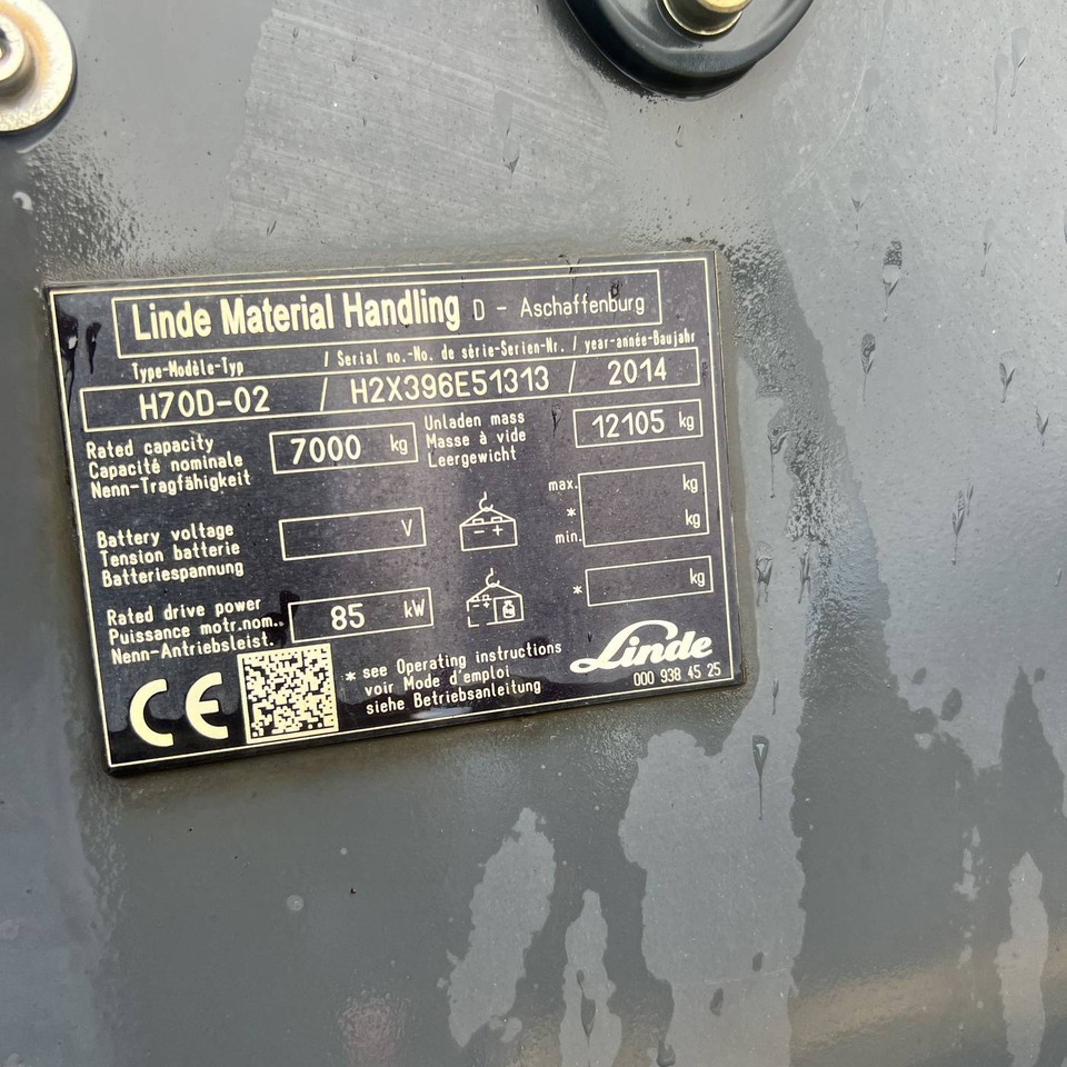 Linde H70D (396) - Diesel forklift: picture 5 Linde H70D (396) - Diesel forklift: picture 5