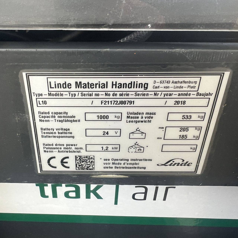 Linde L10 (1172) on lease Linde L10 (1172): picture 16