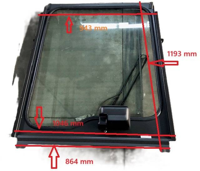 MITSUBISHI FD/FG 20-35N 13 Front GRENDIA COMPLETE - Window and parts for Material handling equipment: picture 3 MITSUBISHI FD/FG 20-35N 13 Front GRENDIA COMPLETE - Window and parts for Material handling equipment: picture 3
