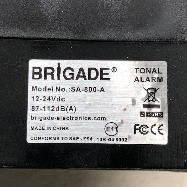 Brigade SA-800-A Smart Tonal reversing Alarm - Spare parts for Material handling equipment: picture 3 Brigade SA-800-A Smart Tonal reversing Alarm - Spare parts for Material handling equipment: picture 3
