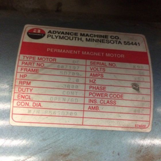 Geabox Assembly for Nilfisk BR850 - Spare parts for Scrubber dryer: picture 3 Geabox Assembly for Nilfisk BR850 - Spare parts for Scrubber dryer: picture 3