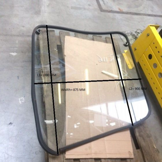 Wind screen for Linde R17X, Series 116 - Windscreen for Material handling equipment: picture 2 Wind screen for Linde R17X, Series 116 - Windscreen for Material handling equipment: picture 2