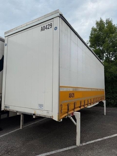 Krone 2 x WB 7,82 Jumbo, Hubdach, Edscha + Anh. Tandem - Curtainside swap body: picture 1 Krone 2 x WB 7,82 Jumbo, Hubdach, Edscha + Anh. Tandem - Curtainside swap body: picture 1