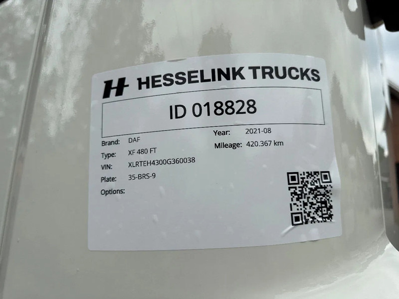 Tractor unit DAF XF 480 SSC Super Space 2x tank LED PTO-Prep 420.360KM ACC: picture 19 Tractor unit DAF XF 480 SSC Super Space 2x tank LED PTO-Prep 420.360KM ACC: picture 19