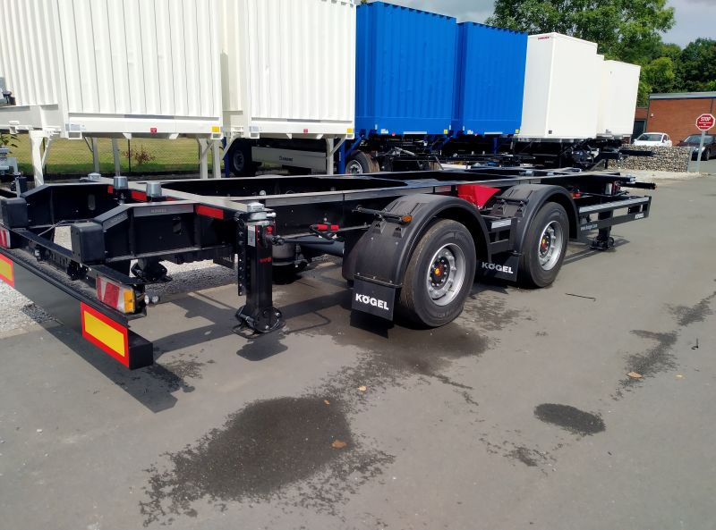 Kögel BDF-System, Maxi gekröpftes Zugrohr, ohne Zulassung. - Container transporter/ Swap body trailer: picture 1 Kögel BDF-System, Maxi gekröpftes Zugrohr, ohne Zulassung. - Container transporter/ Swap body trailer: picture 1