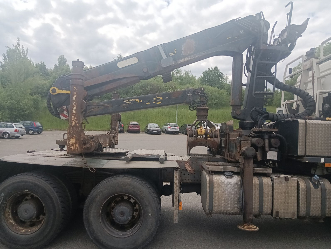 Palfinger EPSILON E250L82 Langholzkran+GLOGGER Aufbau+Anhä - Timber truck, Crane truck: picture 1 Palfinger EPSILON E250L82 Langholzkran+GLOGGER Aufbau+Anhä - Timber truck, Crane truck: picture 1