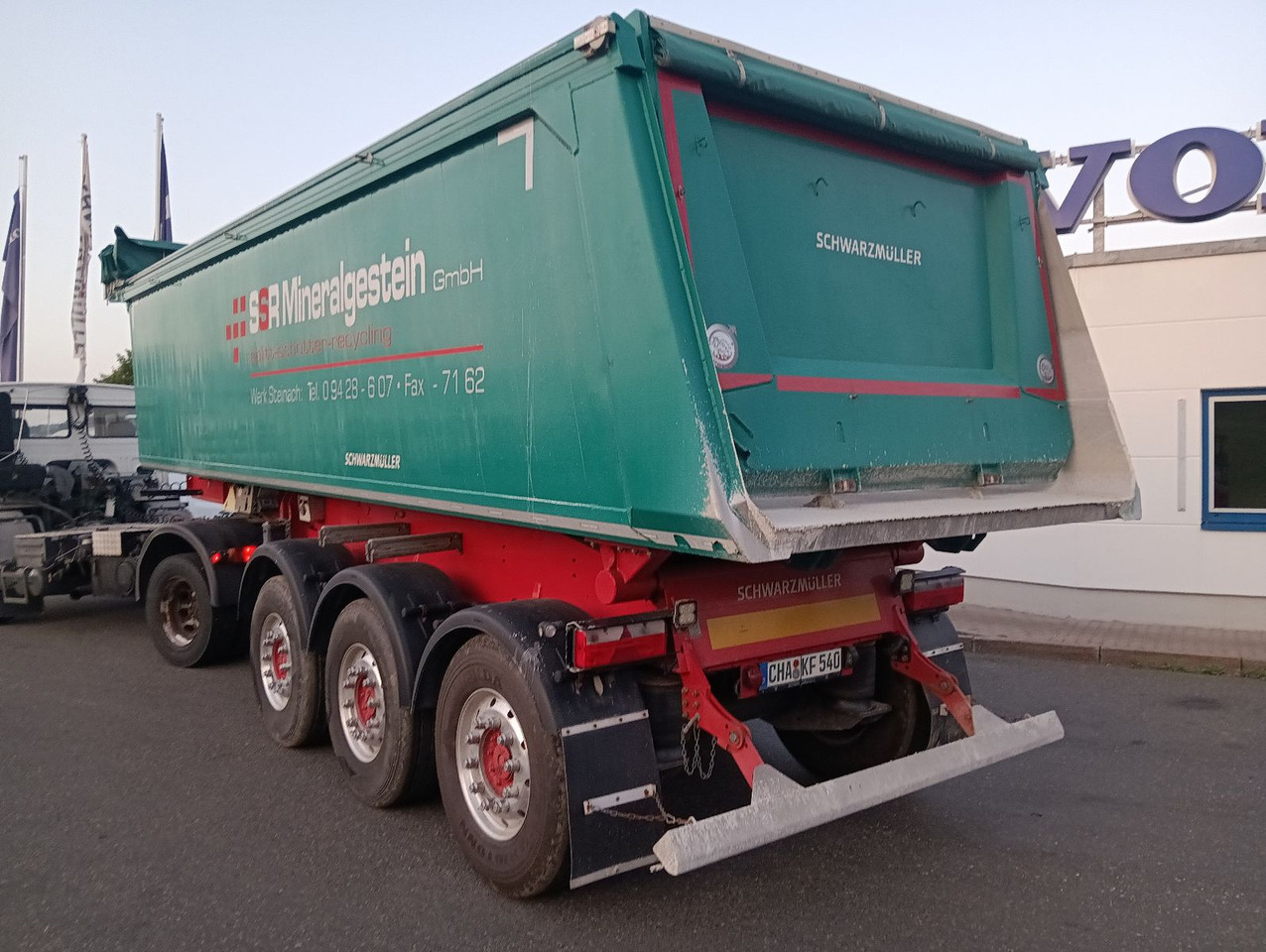 Schwarzmüller 3-A Alumulde ALCOA 27m3 SAF Lift 5,4t el.Verdeck - Tipper semi-trailer: picture 4 Schwarzmüller 3-A Alumulde ALCOA 27m3 SAF Lift 5,4t el.Verdeck - Tipper semi-trailer: picture 4