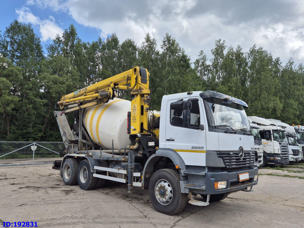 MERCEDES-BENZ Atego 2628 6x4 Schwing 17m 9m3 - Concrete pump truck: picture 4 MERCEDES-BENZ Atego 2628 6x4 Schwing 17m 9m3 - Concrete pump truck: picture 4