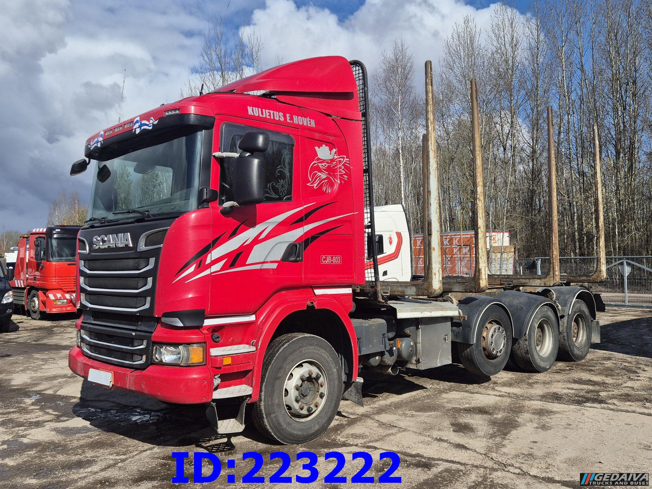 SCANIA R620 - 8x4 - Steering axle - Timber truck: picture 1 SCANIA R620 - 8x4 - Steering axle - Timber truck: picture 1