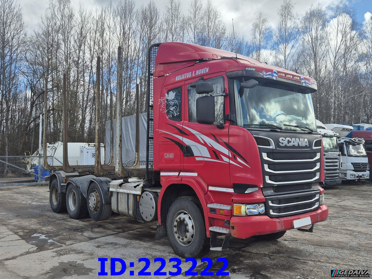 SCANIA R620 - 8x4 - Steering axle - Timber truck: picture 4 SCANIA R620 - 8x4 - Steering axle - Timber truck: picture 4