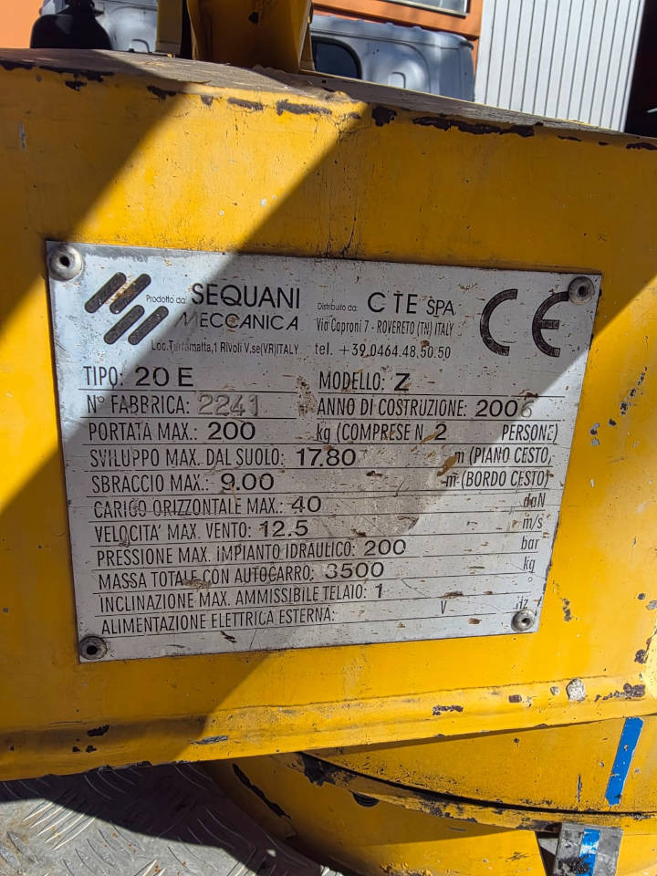 Truck mounted aerial platform CTE ZED 20: picture 11 Truck mounted aerial platform CTE ZED 20: picture 11