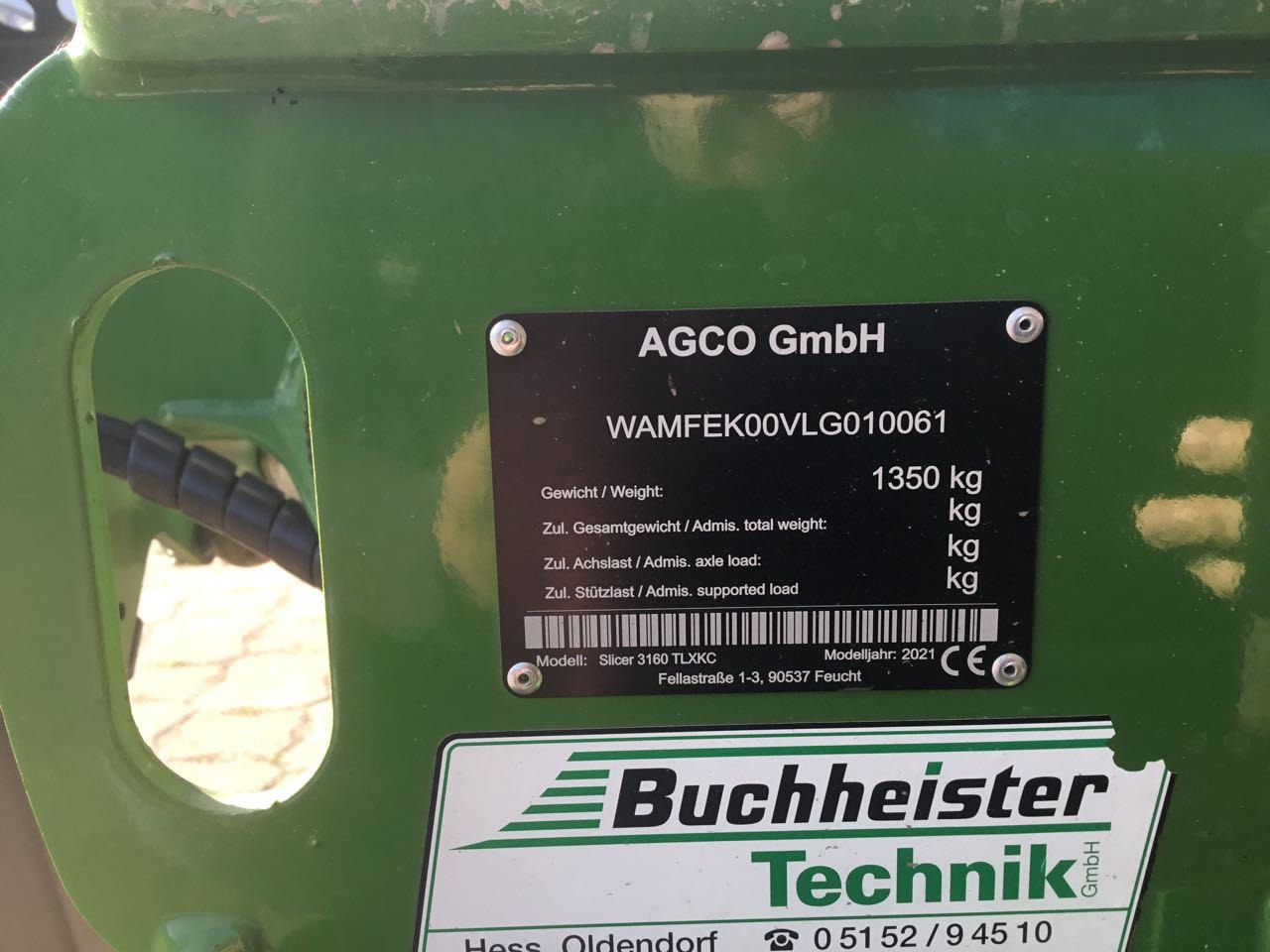 Fendt Slicer 3160 TLXKC - Mower: picture 4 Fendt Slicer 3160 TLXKC - Mower: picture 4