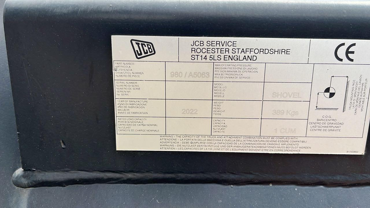 JCB Schaufel - Loader bucket: picture 1 JCB Schaufel - Loader bucket: picture 1