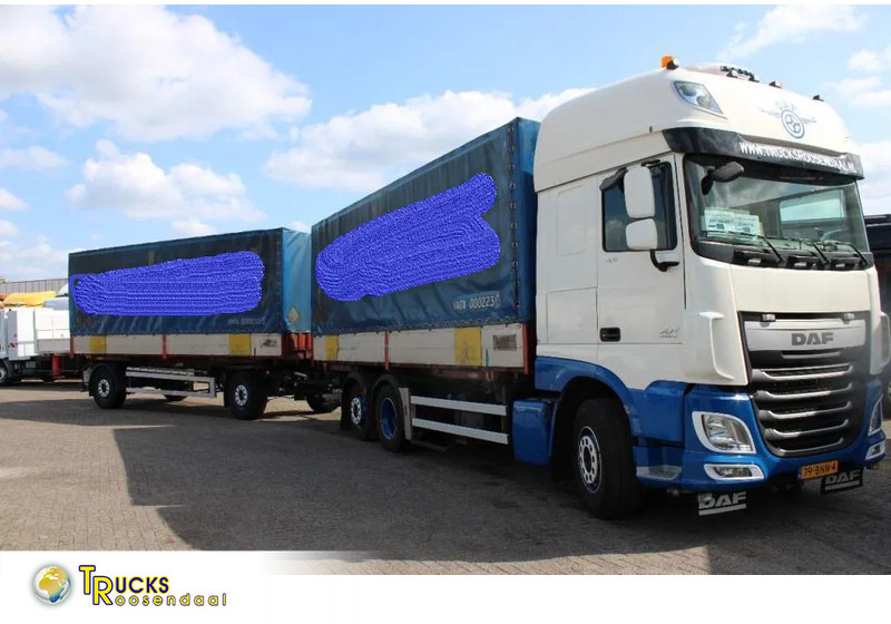 DAF XF 106.460 + Euro 6 + 6X2 + retarder + price is for complete incl combi - Curtainsider truck: picture 1 DAF XF 106.460 + Euro 6 + 6X2 + retarder + price is for complete incl combi - Curtainsider truck: picture 1