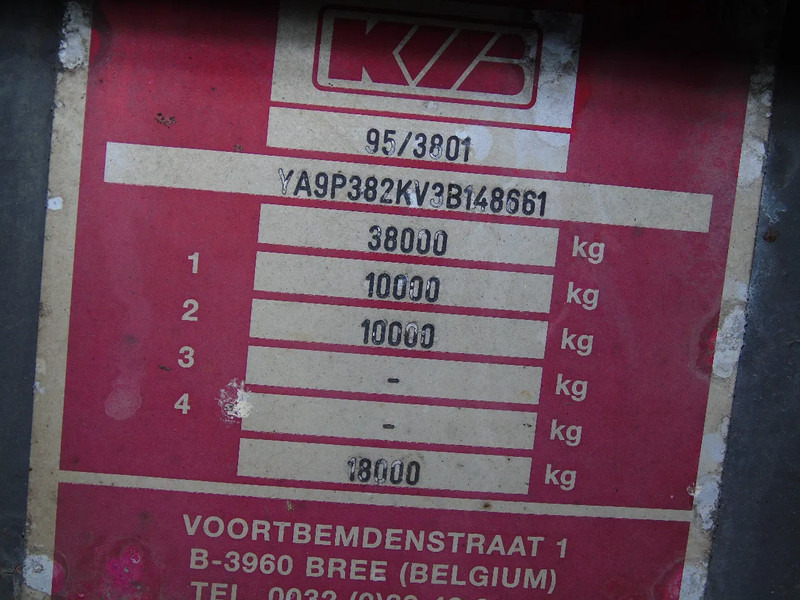 Tipper semi-trailer Kwb HYVA 3x SAF + PERFECT STATE: picture 19