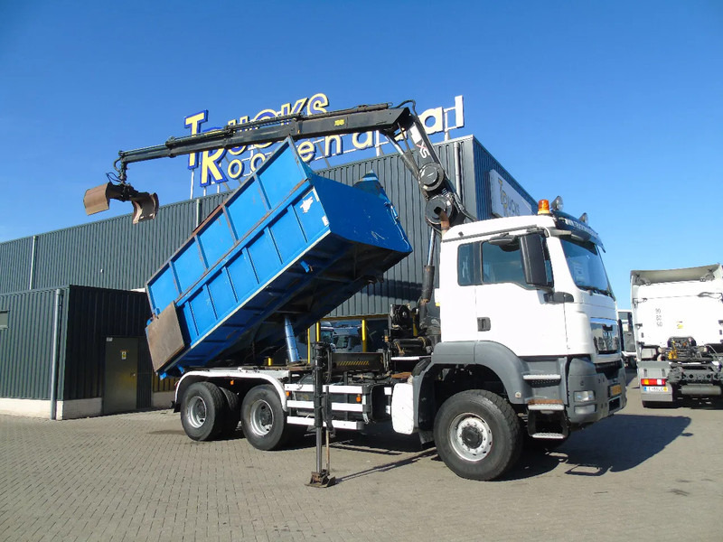 MAN TGS 26.400 + 6x6 + HIAB 166 E3 HIPRO + 3SIDE TIPPER - Crane truck: picture 2 MAN TGS 26.400 + 6x6 + HIAB 166 E3 HIPRO + 3SIDE TIPPER - Crane truck: picture 2