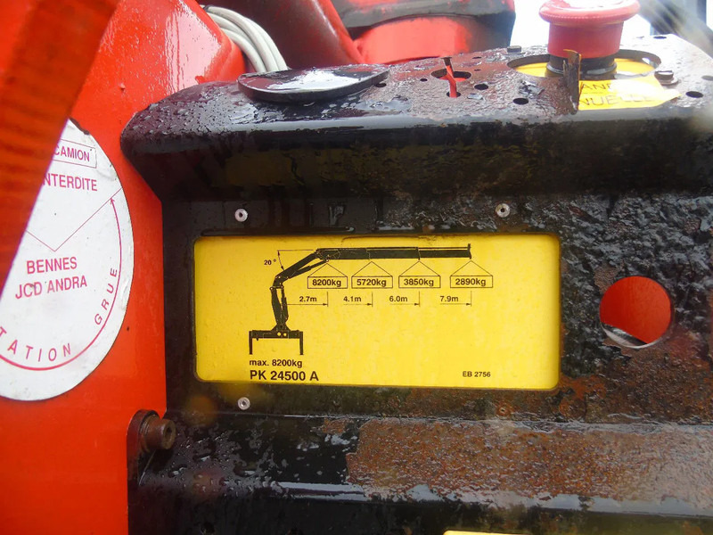 Hook lift truck, Crane truck MAN TGS 35.440 + PALFINGER 24500 + 8X4 + EURO 5 + REMOTE: picture 9