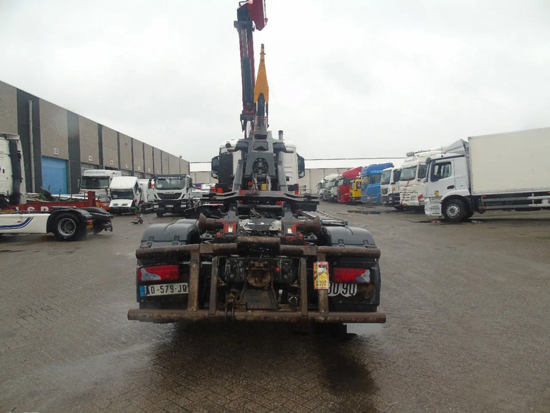 Hook lift truck, Crane truck MAN TGS 35.440 + PALFINGER 24500 + 8X4 + EURO 5 + REMOTE: picture 15