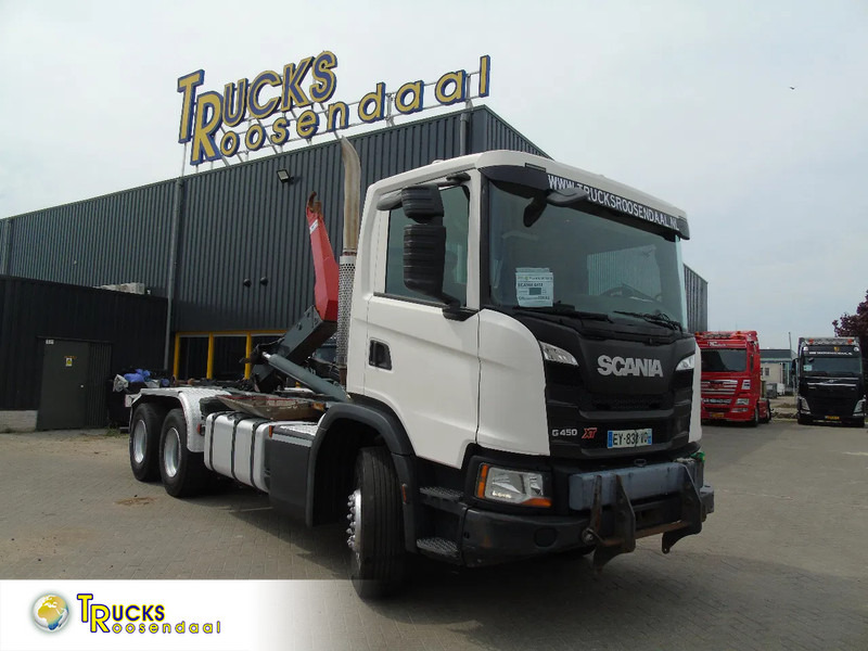 Scania G450 + 6X4 + RETARDER + EURO 6 - Hook lift truck: picture 1 Scania G450 + 6X4 + RETARDER + EURO 6 - Hook lift truck: picture 1