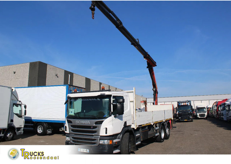 Scania P 360 + PALFINGER 18002-EH-B + 6X2 + REMOTE + EURO 6 - Crane truck: picture 1 Scania P 360 + PALFINGER 18002-EH-B + 6X2 + REMOTE + EURO 6 - Crane truck: picture 1