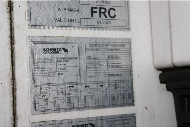 Refrigerator semi-trailer Schmitz Cargobull + carrier vector 1350 + ATP + 264 height: picture 11
