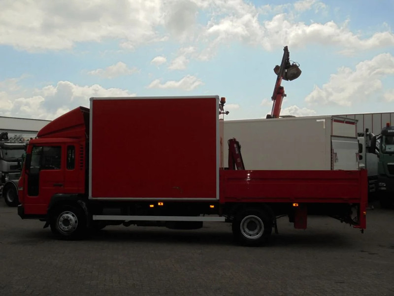 Dropside/ Flatbed truck Volvo FL 220 + Manual + HMF 150 crane: picture 10