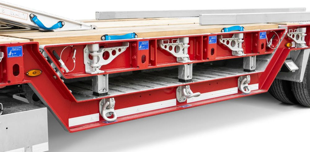 Humbaur Niskopodwozie z zagłębieniami na koła, ocynkowane - Low loader semi-trailer: picture 5 Humbaur Niskopodwozie z zagłębieniami na koła, ocynkowane - Low loader semi-trailer: picture 5