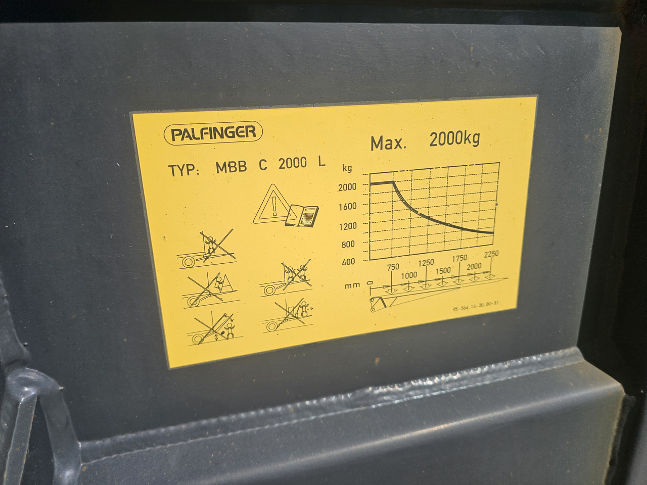 PALFINGER MBB C 2000 L / 2020 / 2000KG - Tail lift: picture 3 PALFINGER MBB C 2000 L / 2020 / 2000KG - Tail lift: picture 3