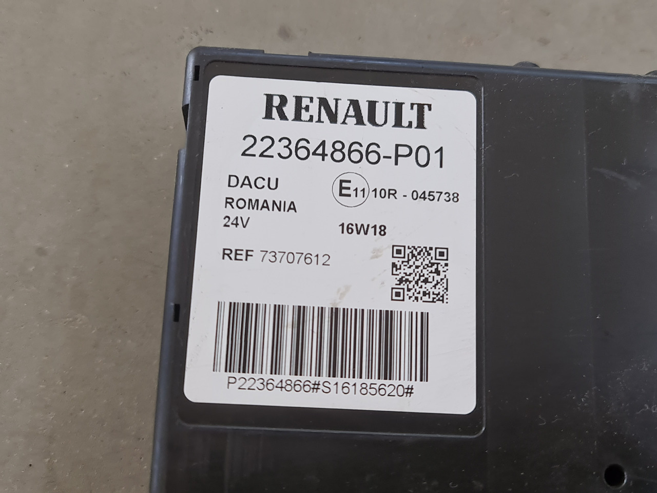 RENAULT RANGE T / DACU CONTROL UNIT / 22364866-P01 - ECU: picture 4 RENAULT RANGE T / DACU CONTROL UNIT / 22364866-P01 - ECU: picture 4