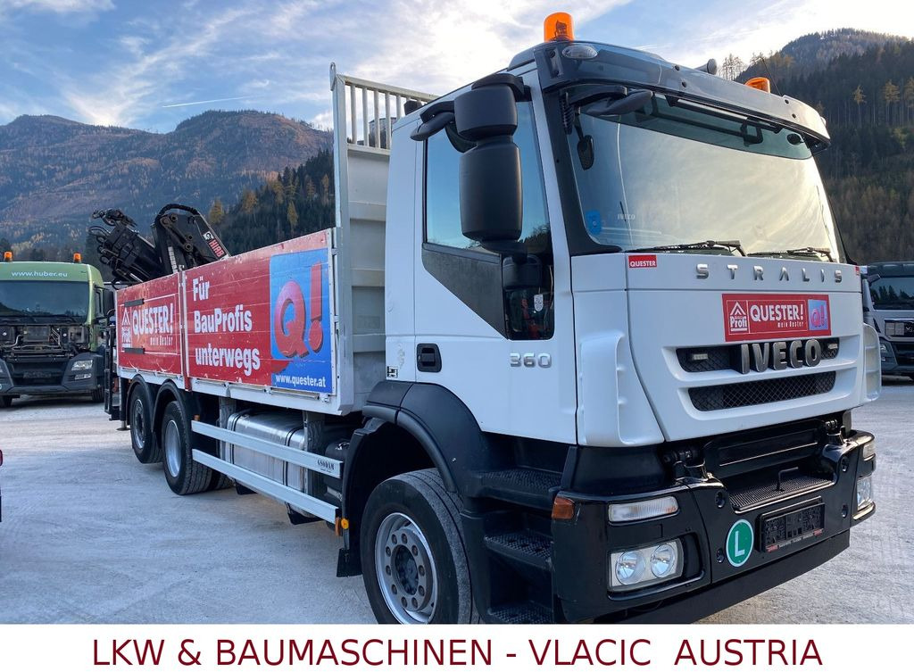 Iveco Stralis 360 Kran HIAB 166 4xHydr. Ladung 6,20m - Dropside/ Flatbed truck, Crane truck: picture 2 Iveco Stralis 360 Kran HIAB 166 4xHydr. Ladung 6,20m - Dropside/ Flatbed truck, Crane truck: picture 2