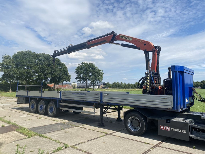 Kaiser KAISER | PALFINGER PK1550 | - Dropside/ Flatbed semi-trailer: picture 2 Kaiser KAISER | PALFINGER PK1550 | - Dropside/ Flatbed semi-trailer: picture 2