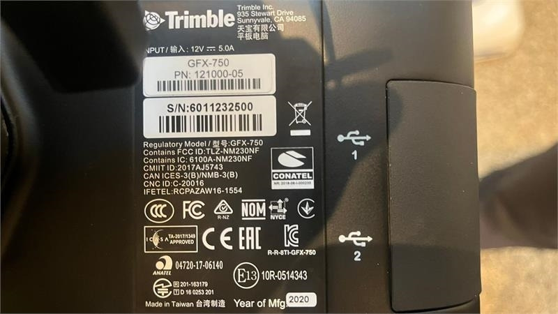 Trimble GFX 750 skærm og Nav 900 antenne - Agricultural machinery: picture 4 Trimble GFX 750 skærm og Nav 900 antenne - Agricultural machinery: picture 4
