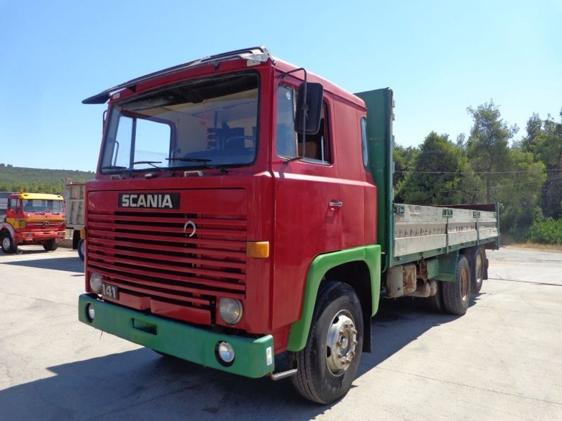 Scania LB141 V8 SCANIA LBS 141 (6X2) V8 - Dropside/ Flatbed truck: picture 1 Scania LB141 V8 SCANIA LBS 141 (6X2) V8 - Dropside/ Flatbed truck: picture 1