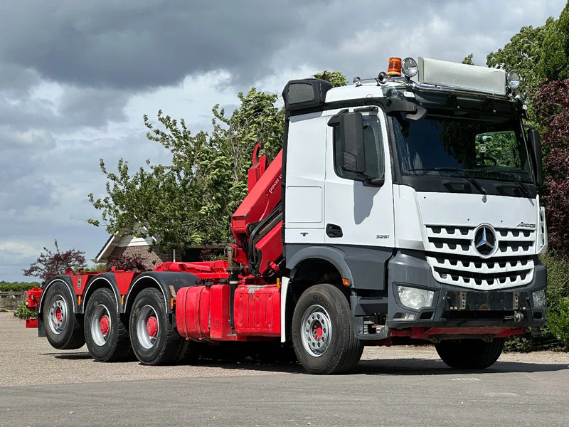 Mercedes-Benz Arocs 3251 8x4 TRIPLE!!26TM KRAAN/HAAK!!EURO6!!TOP! - Hook lift truck, Crane truck: picture 3 Mercedes-Benz Arocs 3251 8x4 TRIPLE!!26TM KRAAN/HAAK!!EURO6!!TOP! - Hook lift truck, Crane truck: picture 3