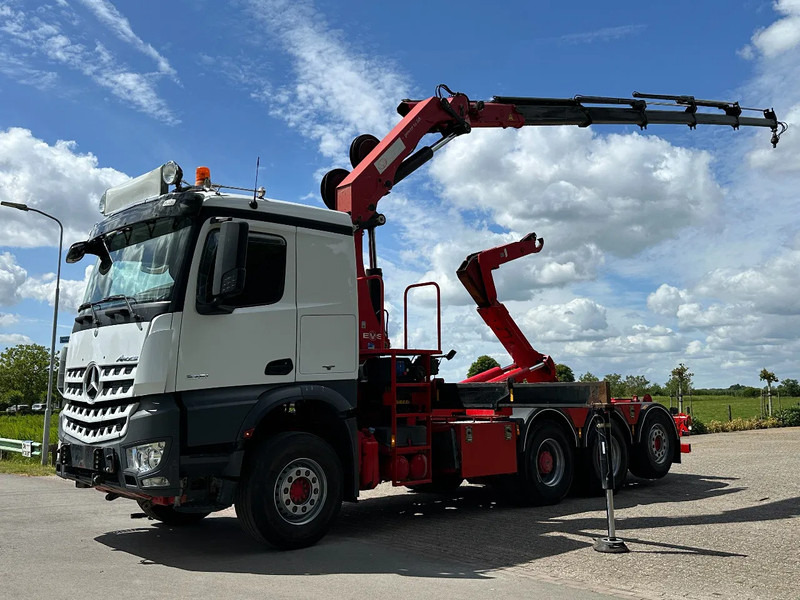 Mercedes-Benz Arocs 3251 8x4 TRIPLE!!26TM KRAAN/HAAK!!EURO6!!TOP! - Hook lift truck, Crane truck: picture 4 Mercedes-Benz Arocs 3251 8x4 TRIPLE!!26TM KRAAN/HAAK!!EURO6!!TOP! - Hook lift truck, Crane truck: picture 4