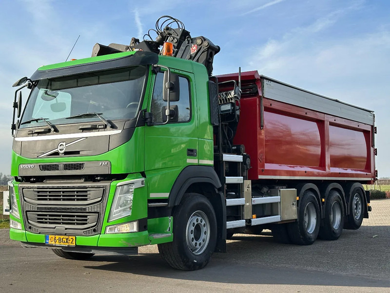 Tipper, Crane truck Volvo FM 430 !!8X4 TRIPLE!! EURO6!! Z-KRAAN!!/KIPPER!!TOP!! ZERO-EMISSE 2029!!: picture 6
