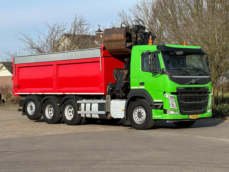 Tipper, Crane truck Volvo FM 430 !!8X4 TRIPLE!! EURO6!! Z-KRAAN!!/KIPPER!!TOP!! ZERO-EMISSE 2029!!: picture 17